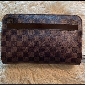 Louis Vuitton Saint Louis Damier Ebene Clutch
